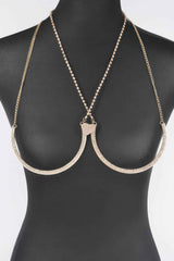 Rhinestone Bra Chain