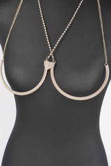 Rhinestone Bra Chain