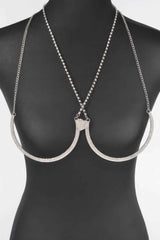 Rhinestone Bra Chain