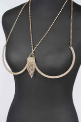 Rhinestone Bra Chain