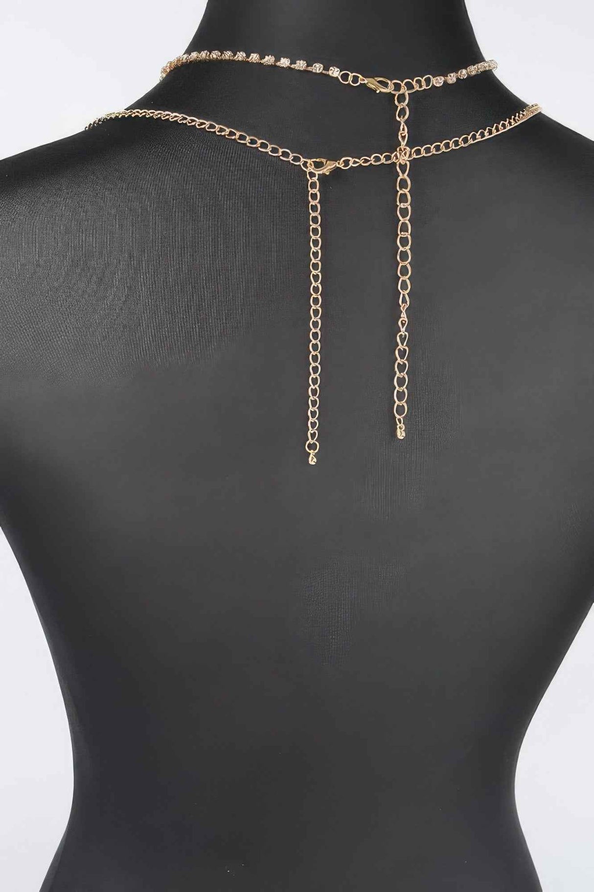 Rhinestone Bra Chain