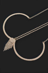 Rhinestone Bra Chain