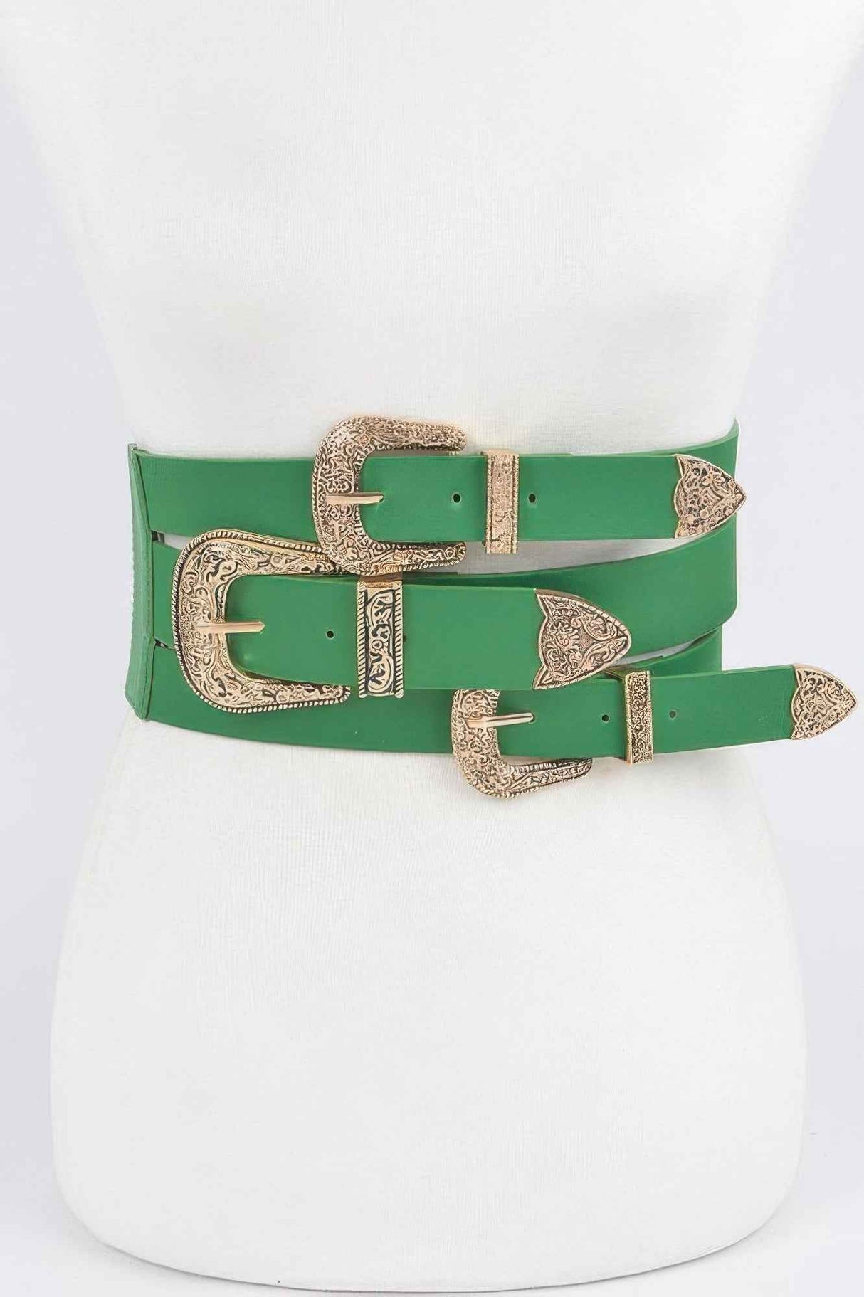 Multi Buckles Elastic Belt