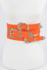 Multi Buckles Elastic Belt
