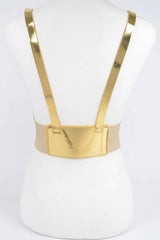 Plus Size Vegan Harness With Metal Buckle