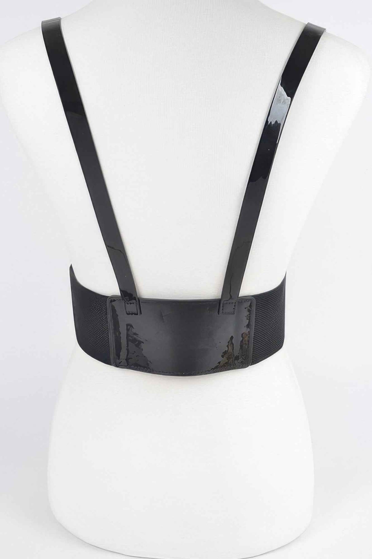 Plus Size Faux Leather Harness