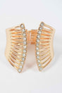 Metal Spring Hinge Cuff Bracelet