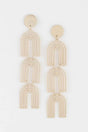 Triple Arch Drop Earrings