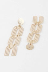 Triple Arch Drop Earrings