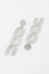 Triple Arch Drop Earrings
