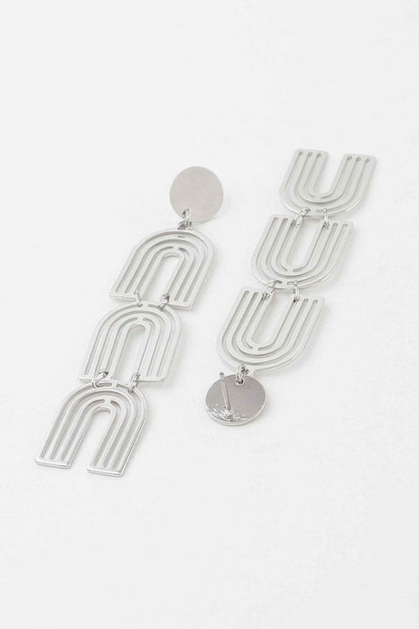 Triple Arch Drop Earrings