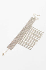 Jeweled Rhinestone Cuff Anklet
