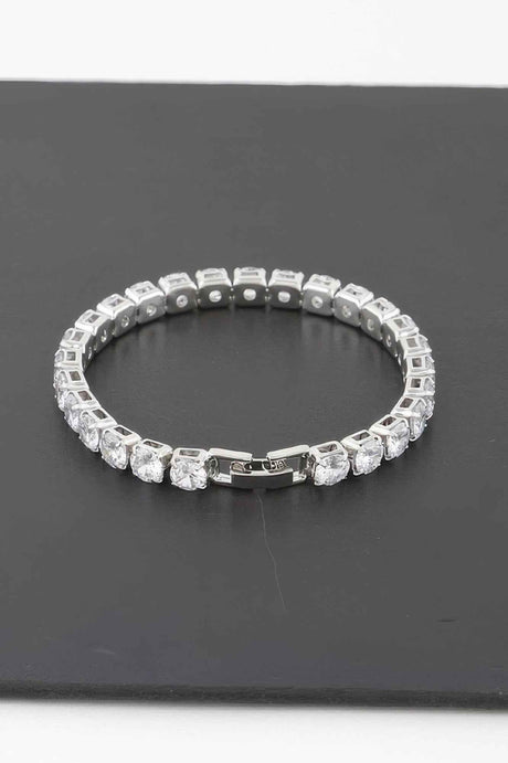Jeweled Rhinestone Clasp Bracelet