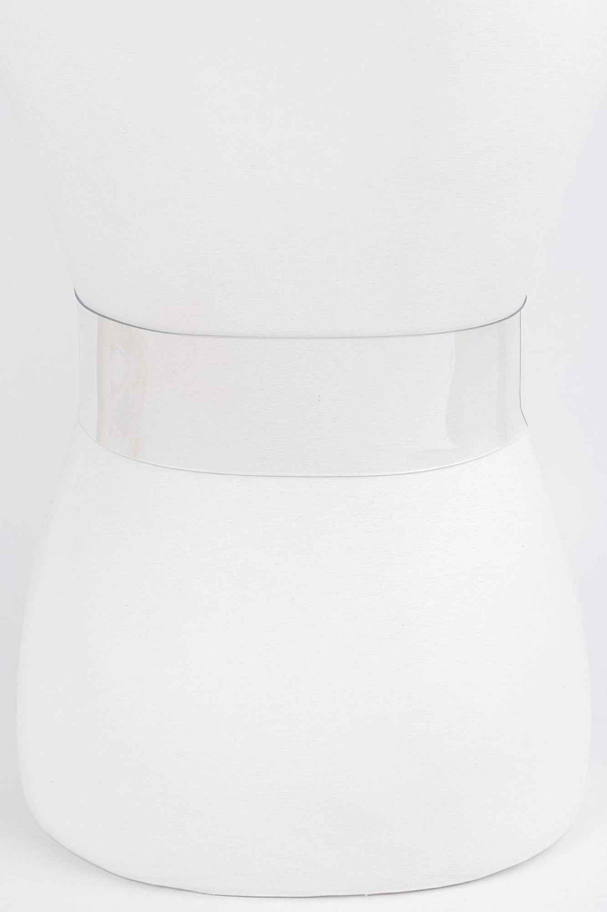 Metal Buckle Clear Belt