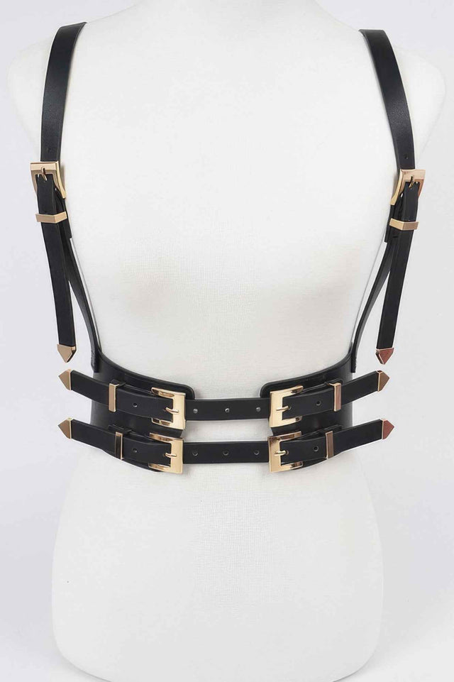Multi Buckle Harness Belt