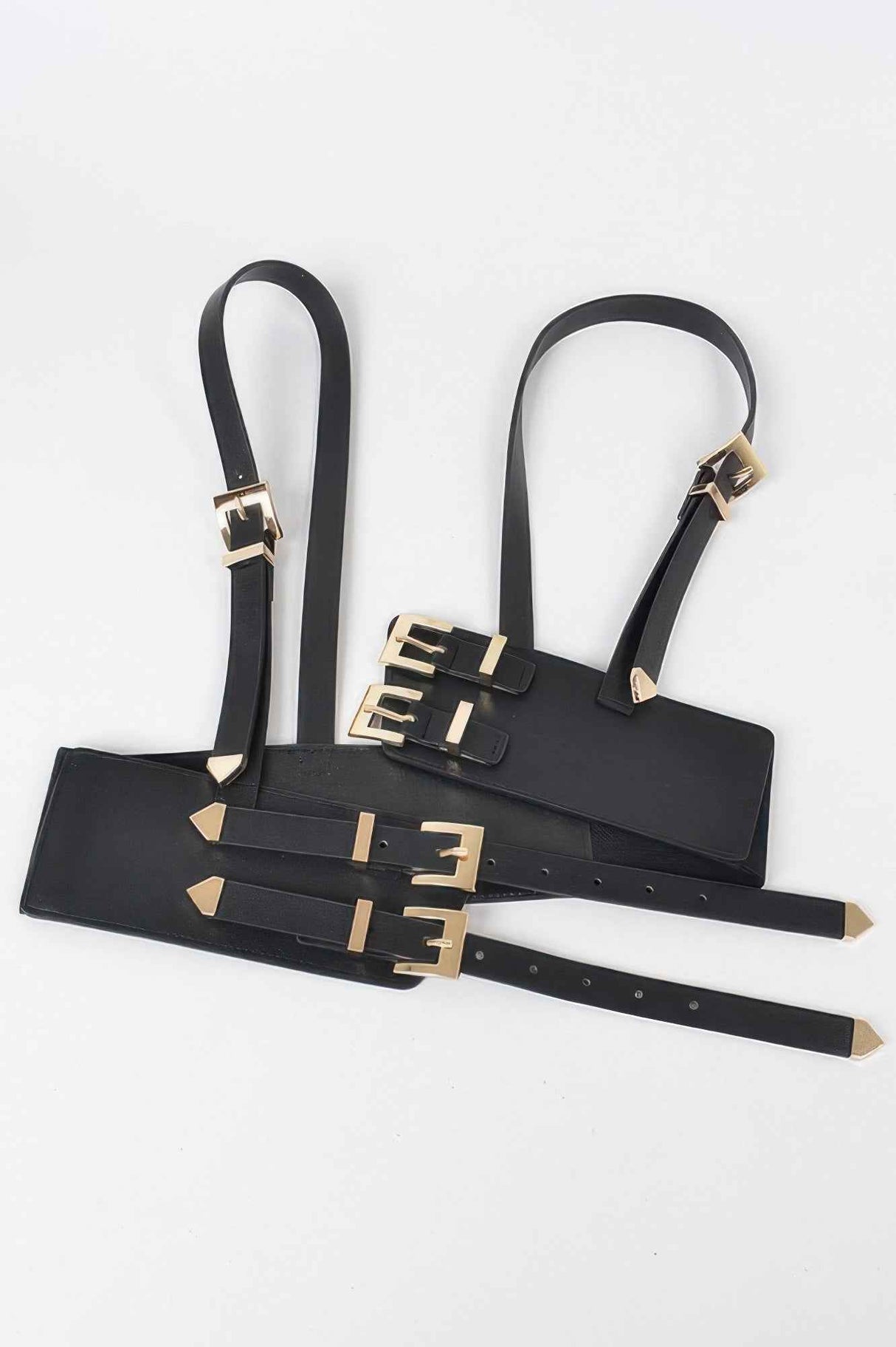 Multi Buckle Harness Belt