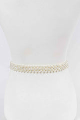 Elastic Pearl Belt