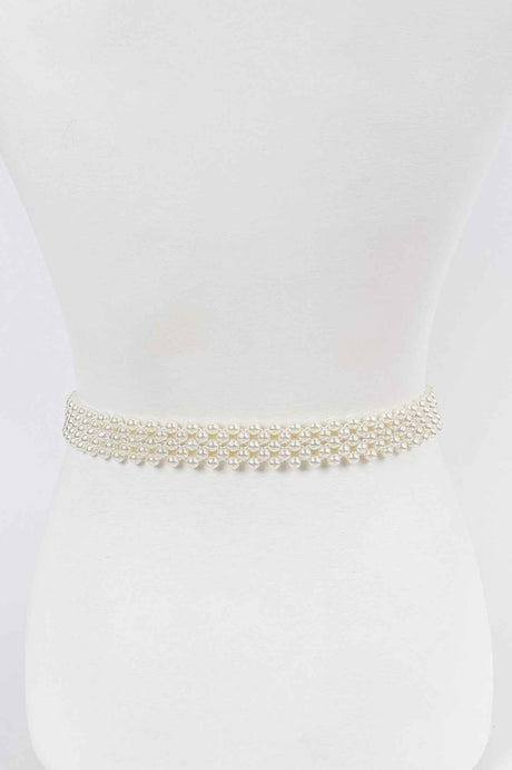 Elastic Pearl Belt