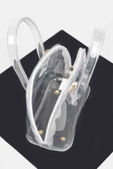 Clear Handle Crossbody Bag