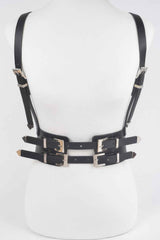 Multi Buckle Plus Size Harness Belt