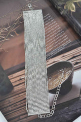 Thick Rhinestone Choker Necklace