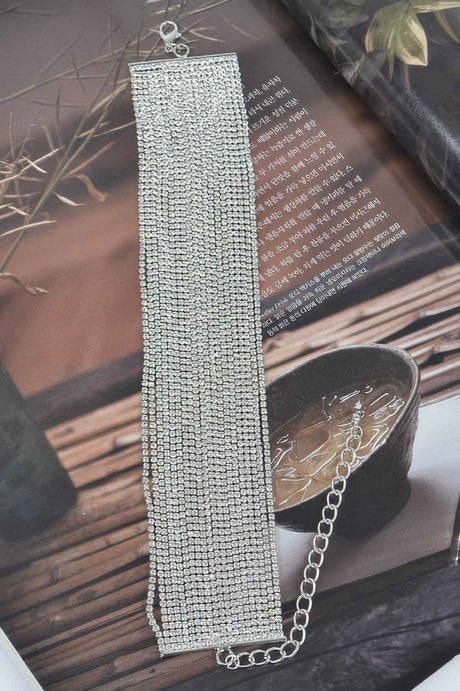 Thick Rhinestone Choker Necklace