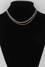 Rhinestone Twisted Chain Necklace