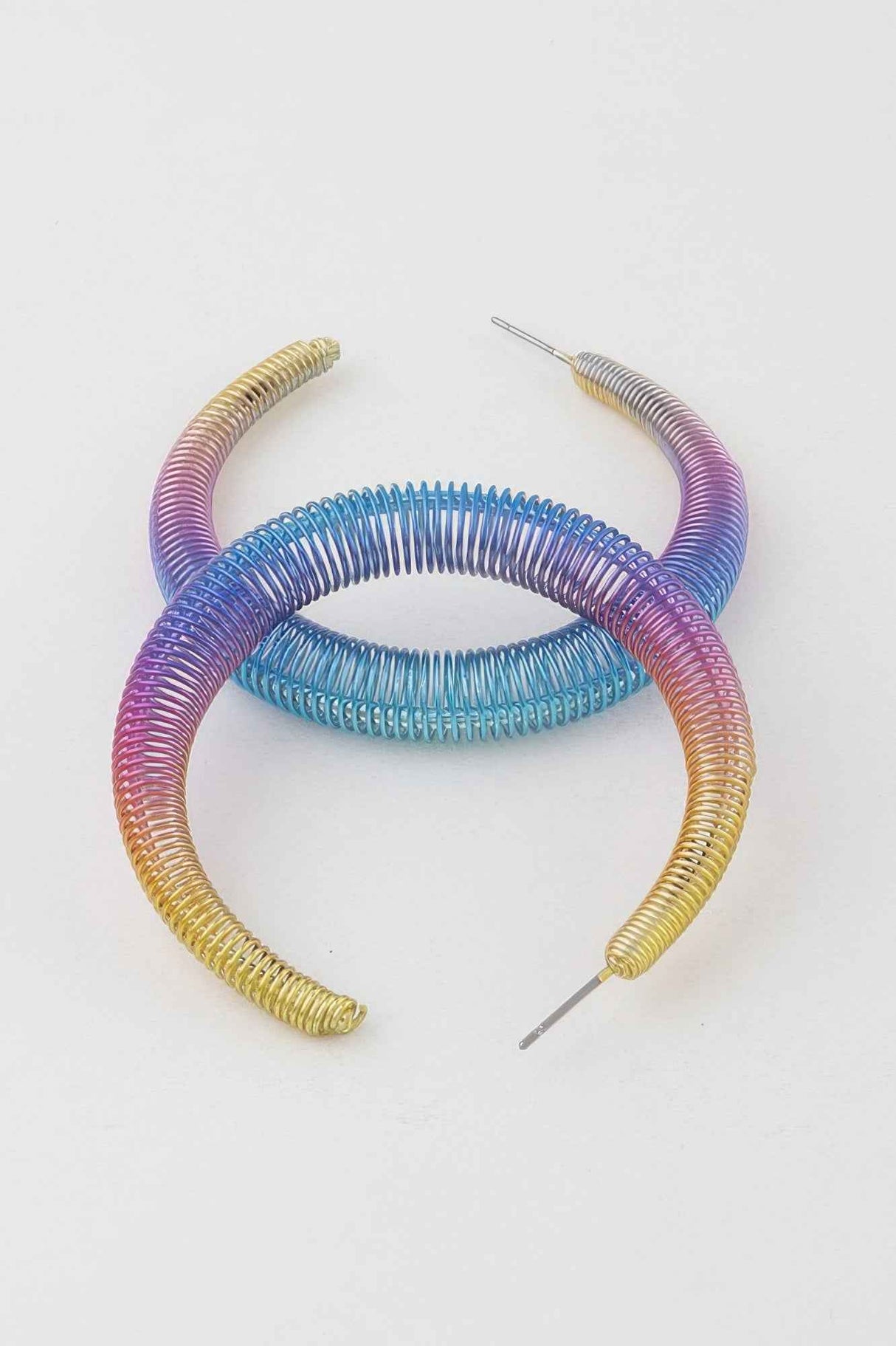 Wire Wrapped Hoop Earrings