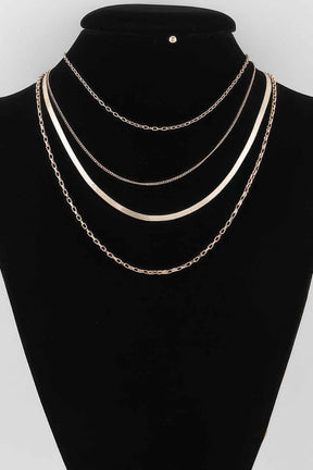 Multi Snake Chain Necklace