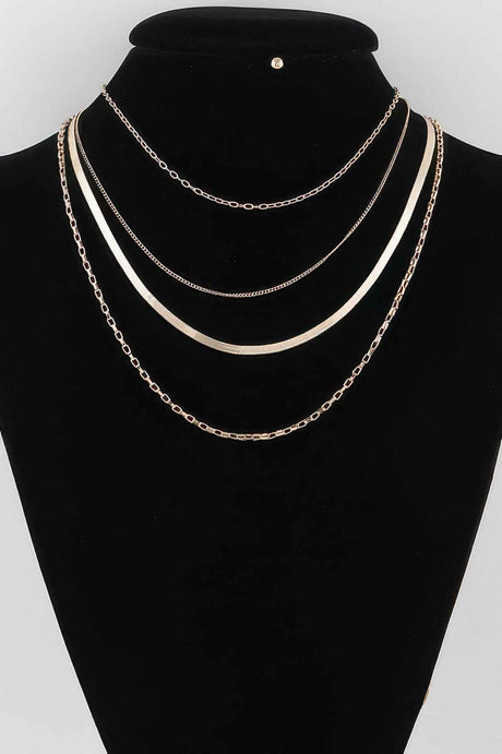 Multi Snake Chain Necklace