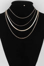 Multi Snake Chain Necklace