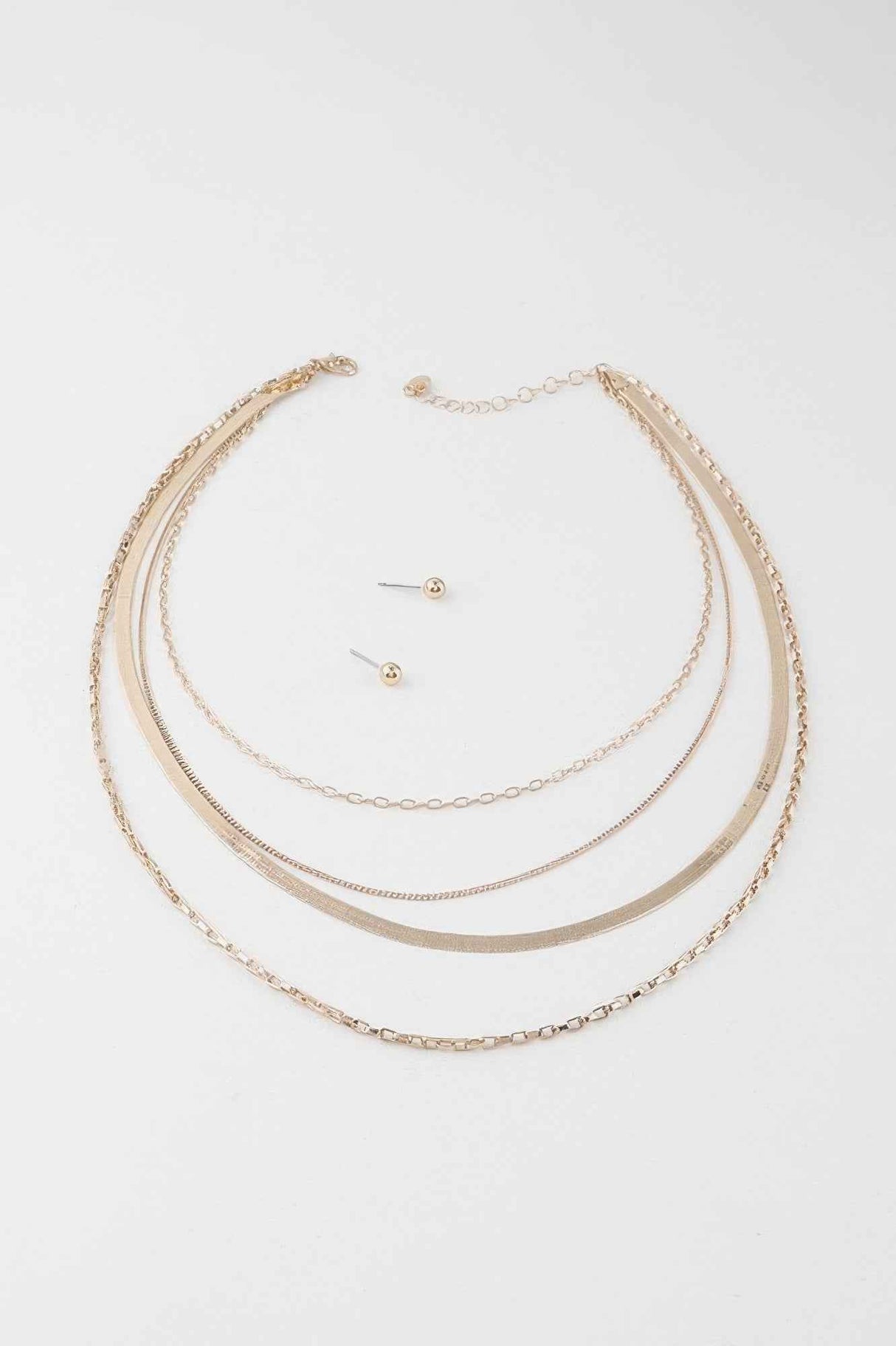 Multi Snake Chain Necklace