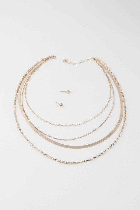 Multi Snake Chain Necklace