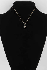 Rhinestone Snake Pendant Necklace