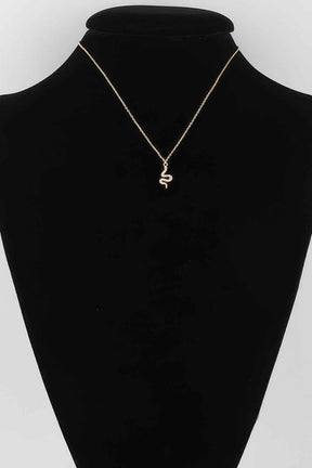 Rhinestone Snake Pendant Necklace
