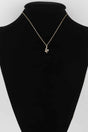 Rhinestone Snake Pendant Necklace