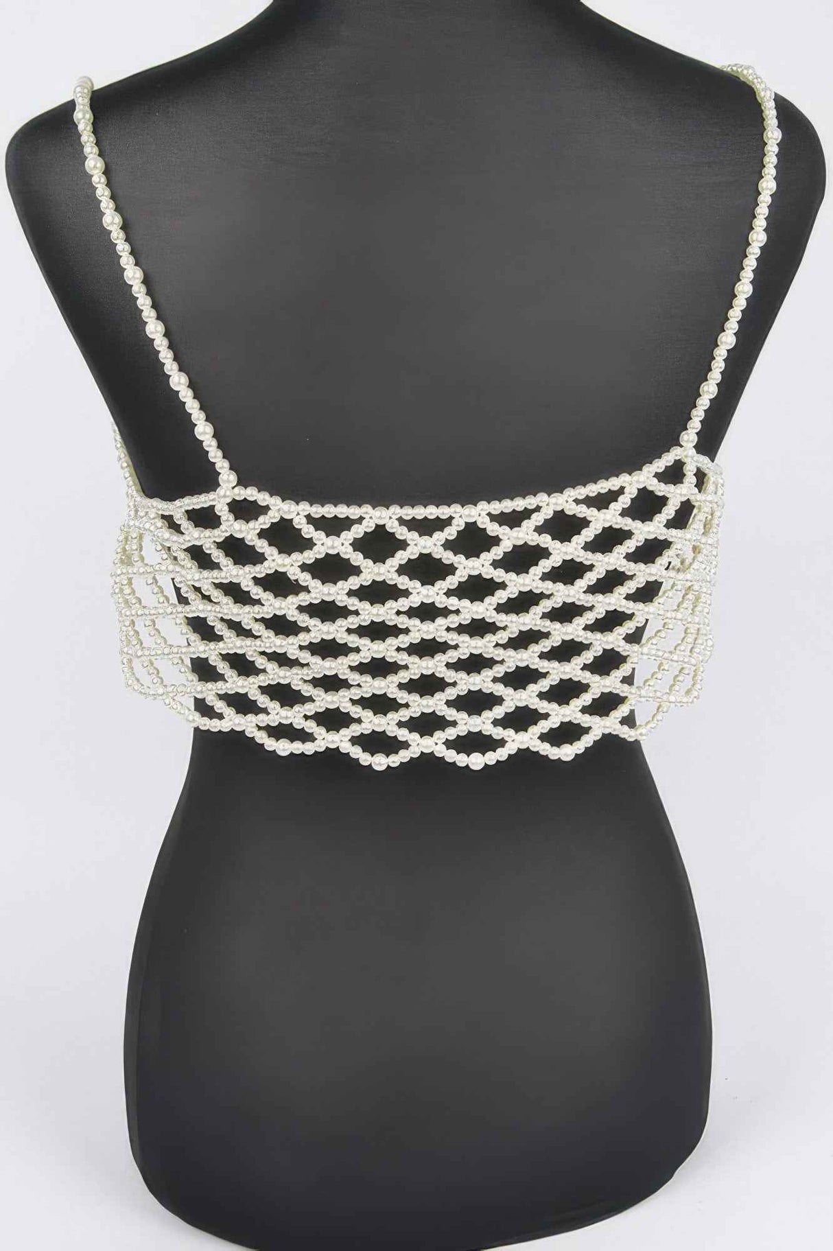 Faux Pearl Bralette