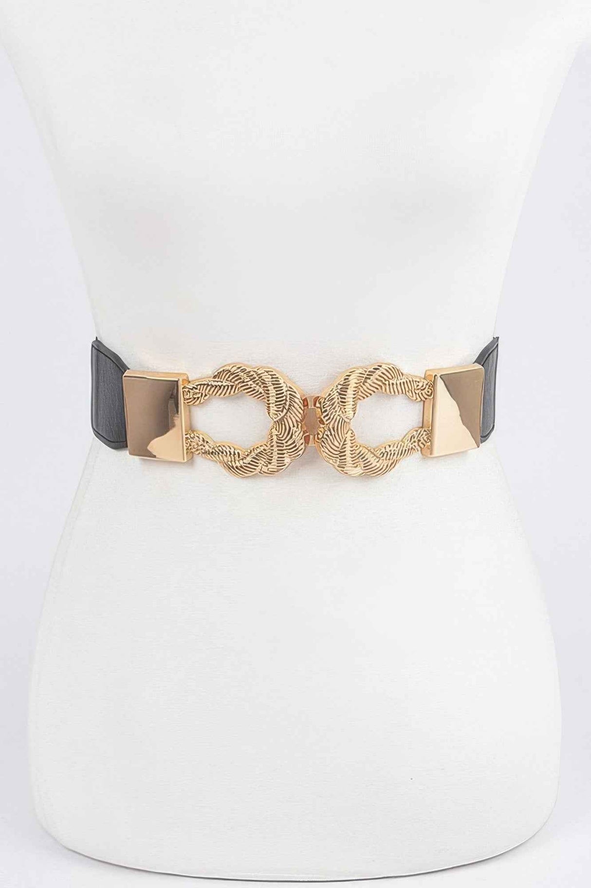 Twist Link Cuff Elastic Belt