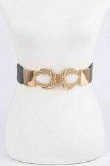 Twist Link Cuff Elastic Belt