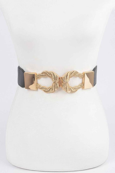 Twist Link Cuff Elastic Belt