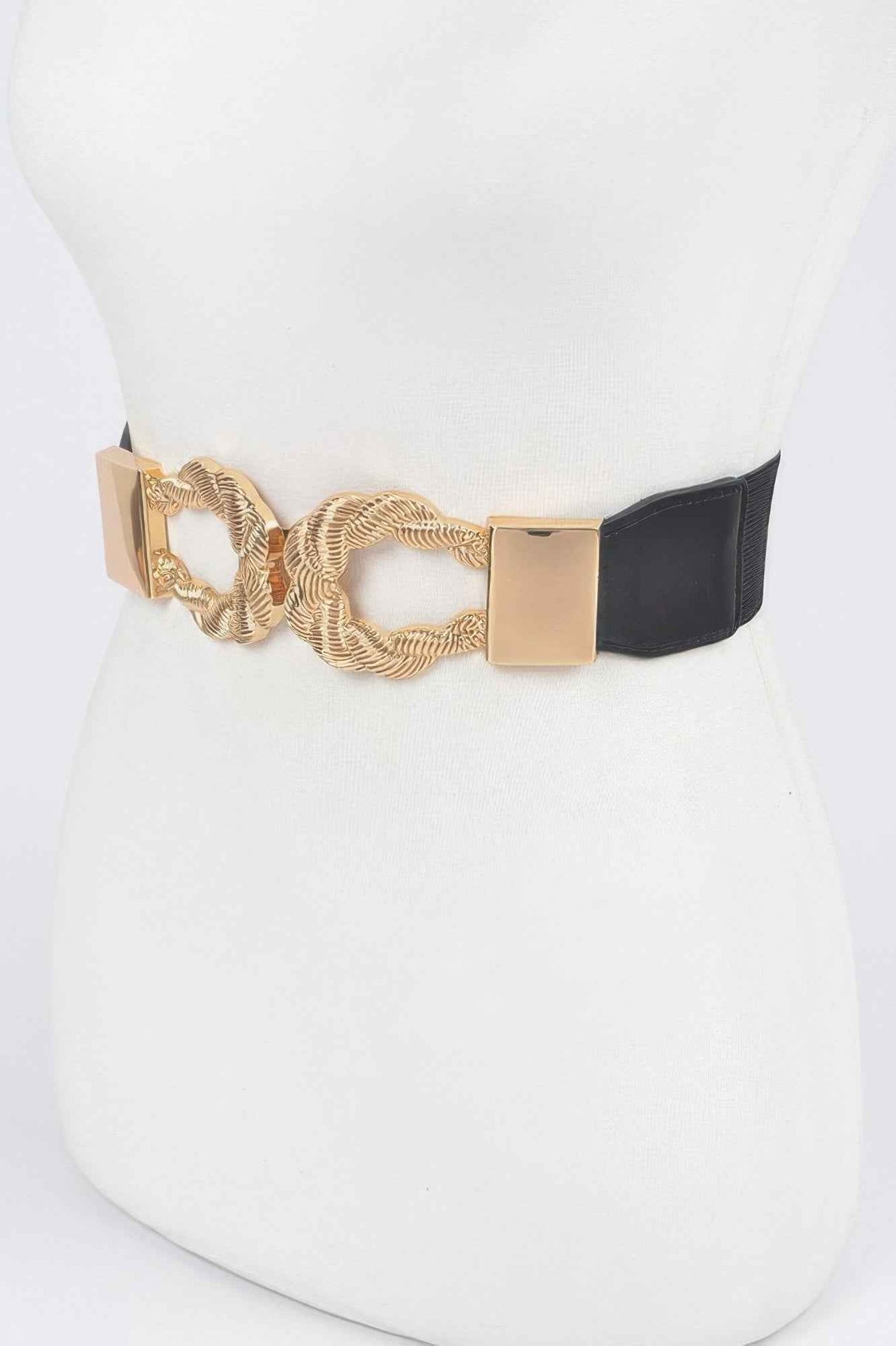 Twist Link Cuff Elastic Belt