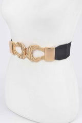 Twist Link Cuff Elastic Belt