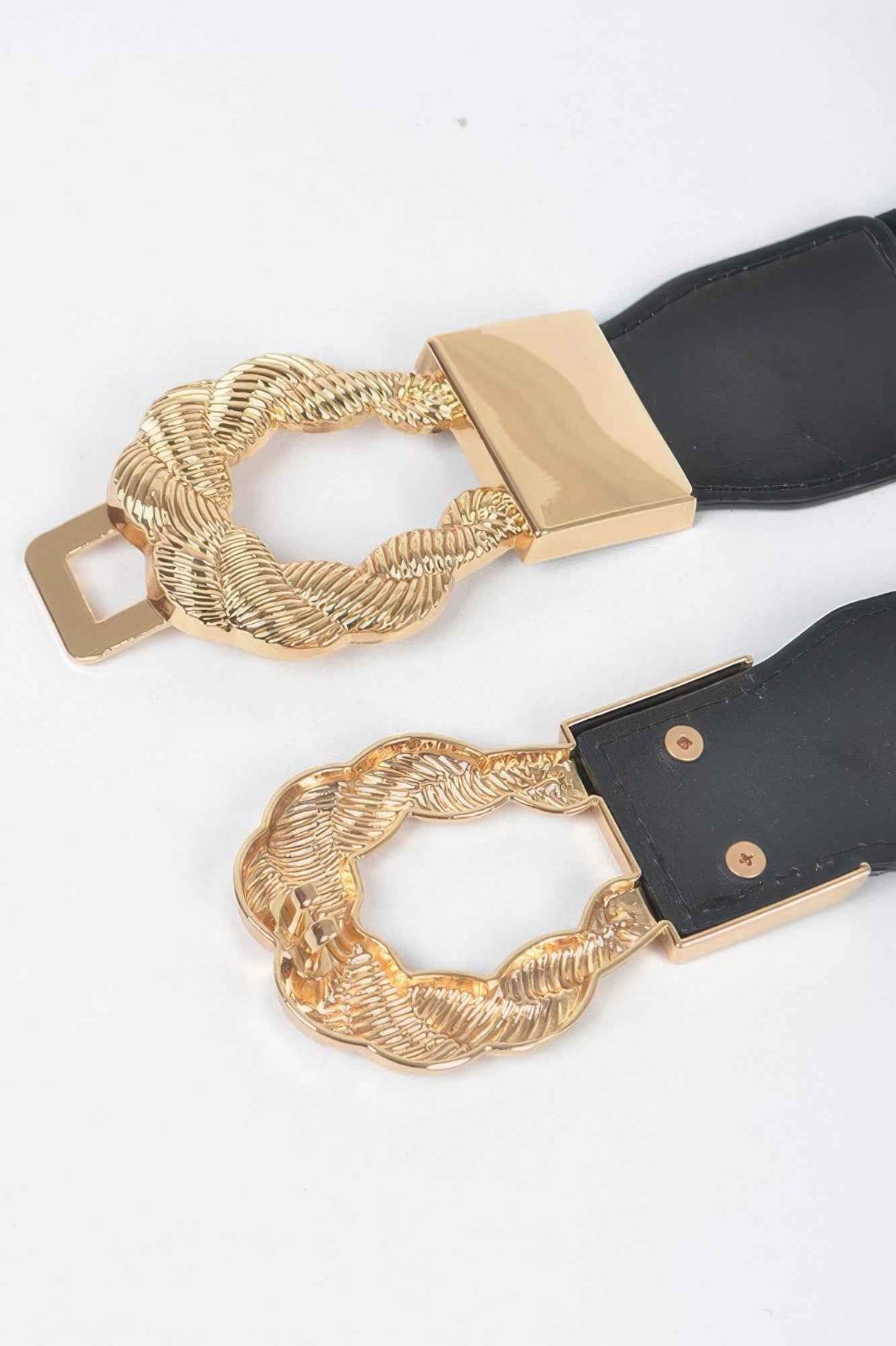 Twist Link Cuff Elastic Belt