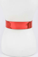 Wide Mirror Pu Belt