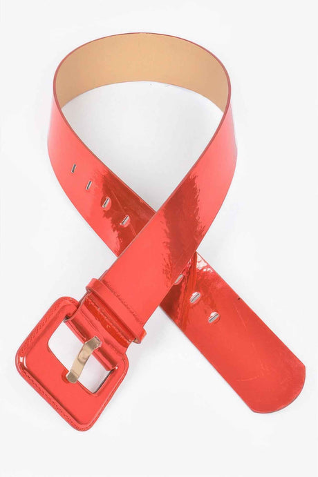 Wide Mirror Pu Belt