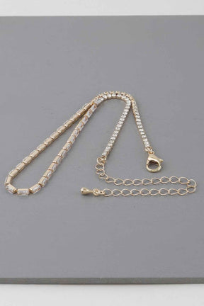 Cubic Crystal Jewel Necklace