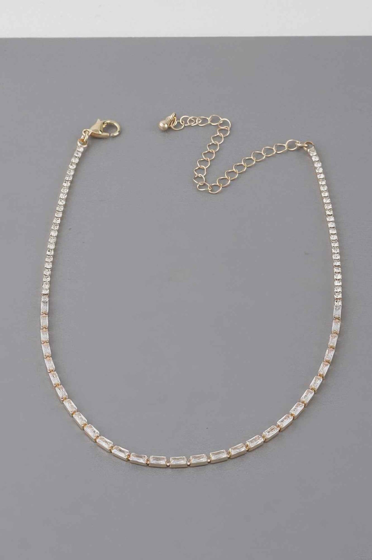Cubic Crystal Jewel Necklace