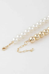Two Toned Beaded Necklace