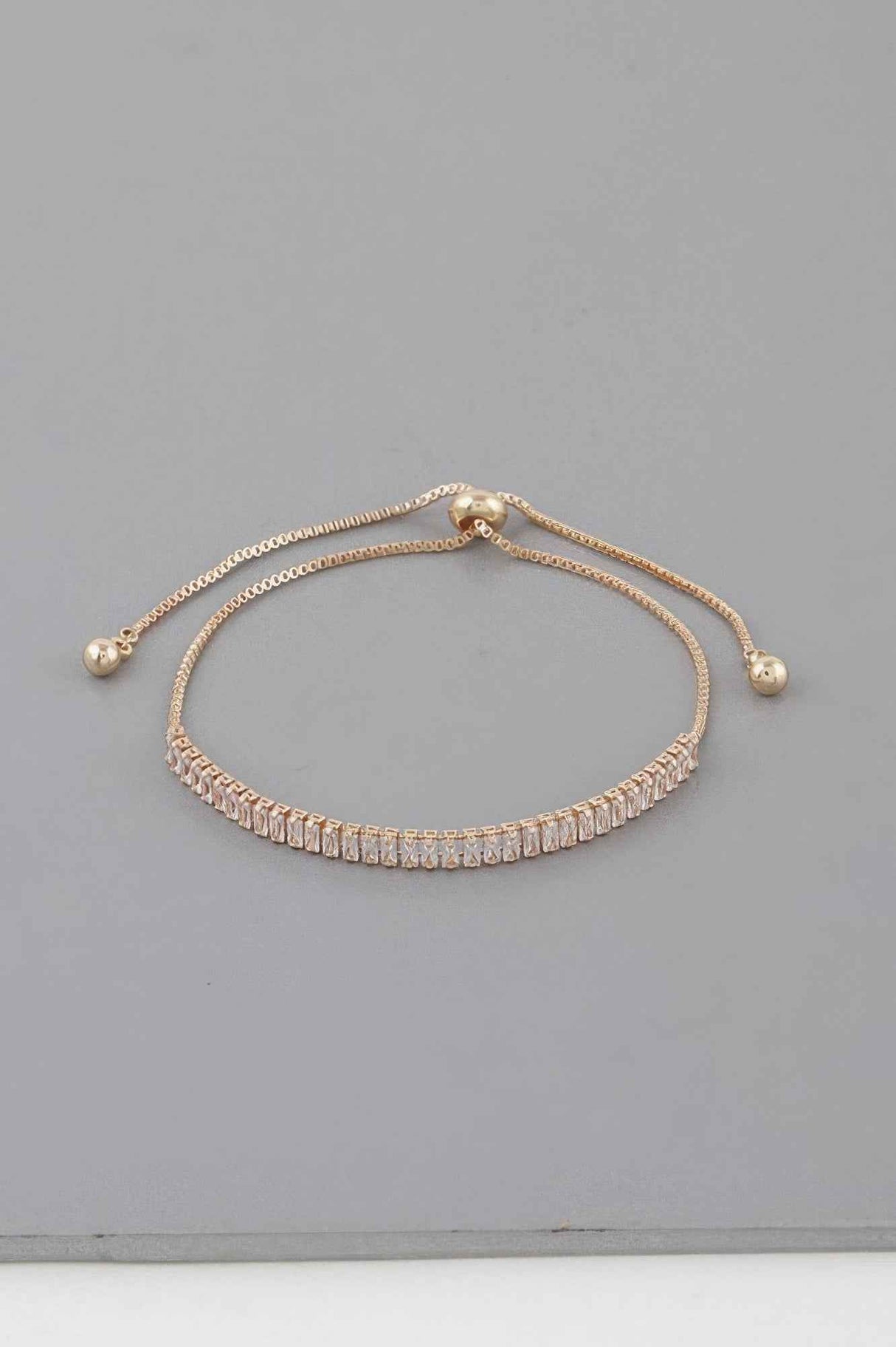 Classic Rhinestone Adjustable Bracelet