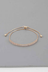 Classic Rhinestone Adjustable Bracelet
